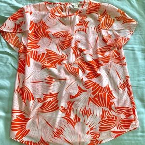 J. Crew floral blouse